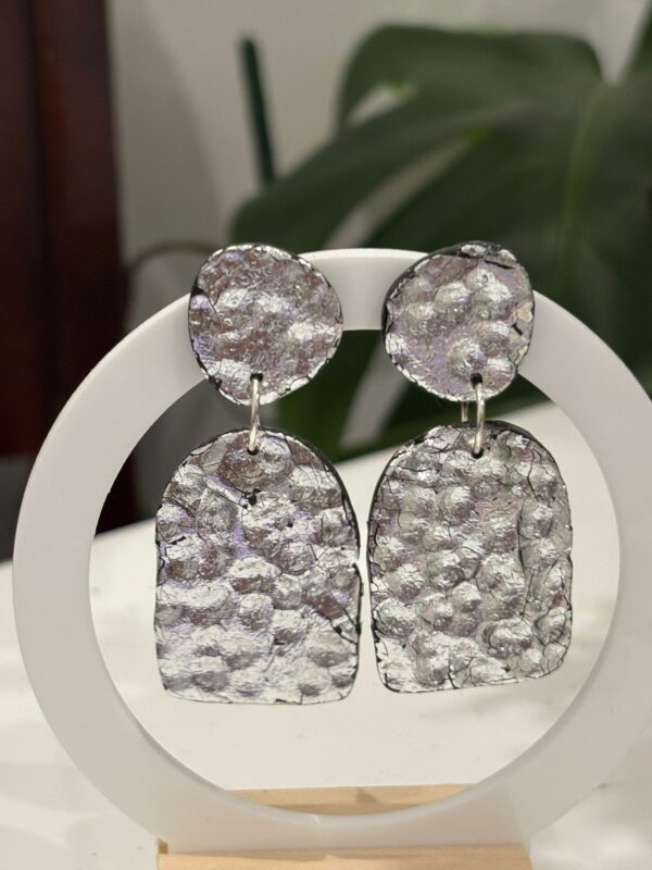 Pendientes Lola plateados