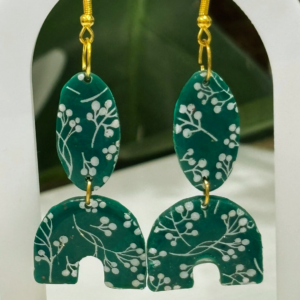 Pendientes Tami verde