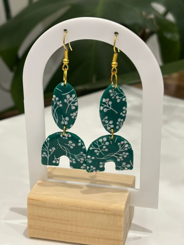 Pendientes Tami verde